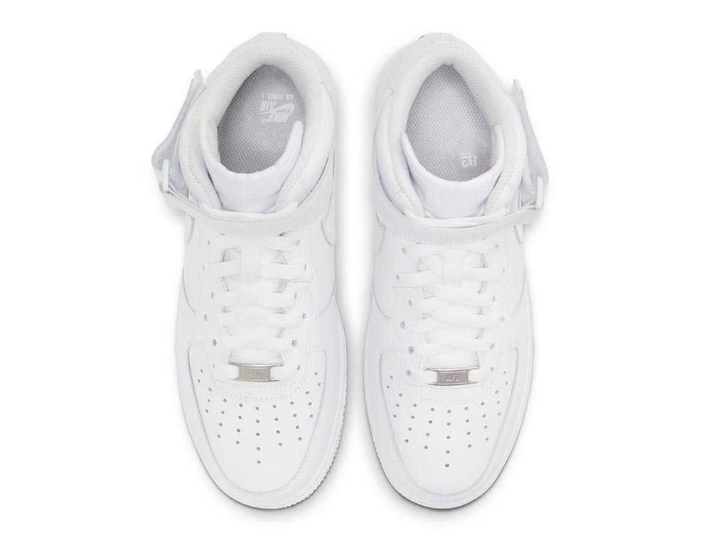 Баскетбольные кроссовки  Nike Air Force 1 '07 Mid Biale