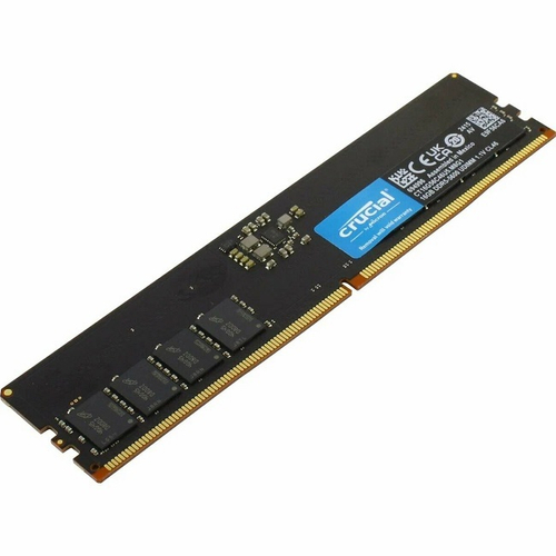 Модуль памяти DIMM DDR5 16Gb, 5600Mhz, Crucial (CT16G56C46U5)