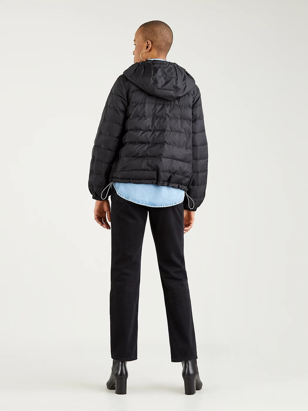 Куртка утепленная женская LEVI'S EDIE PACKABLE JACKET CAVIAR