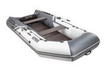 Броня-320 СК слань+киль белый-серый (Лодка ПВХ под мотор с усилением)