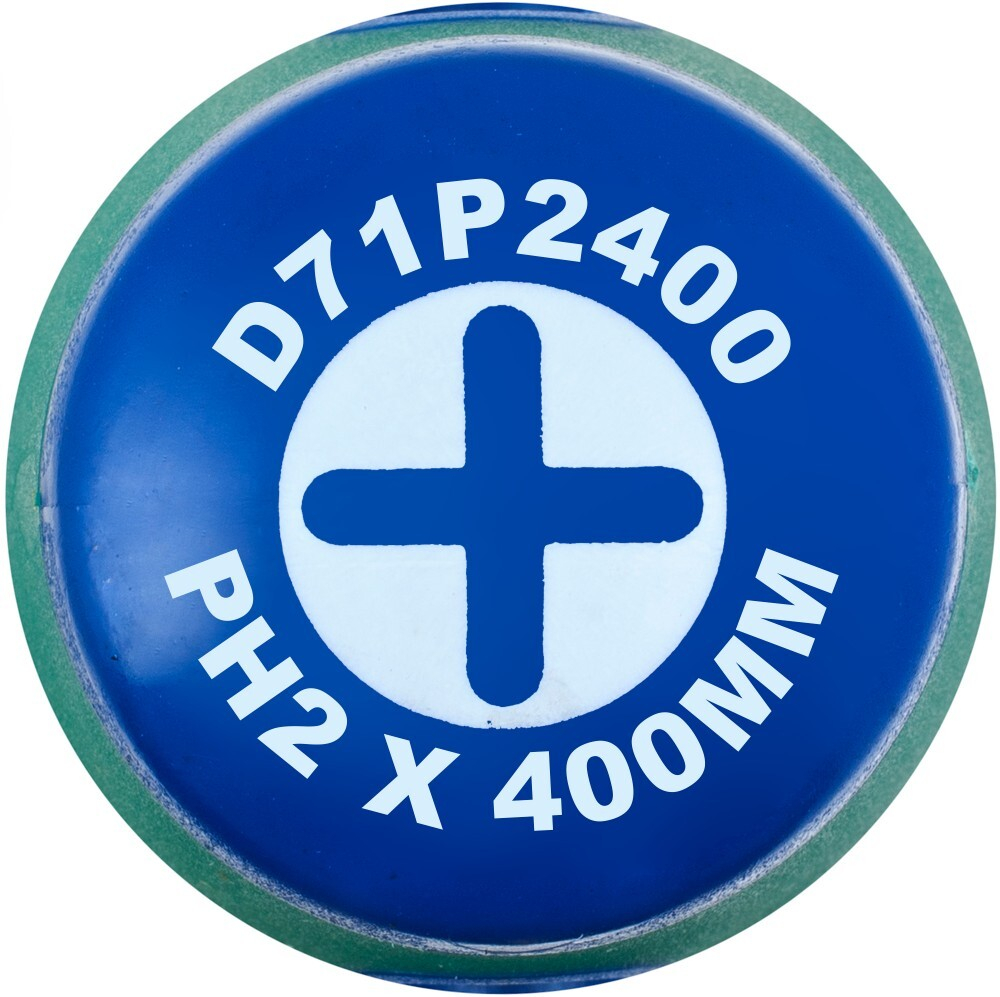 D71P2400 Отвертка стержневая крестовая ANTI-SLIP GRIP, PH2x400 мм