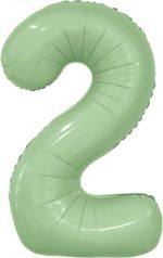 Agura Шар (40''/102 см) Цифра, 2 Slim, Олива (БГ-60)