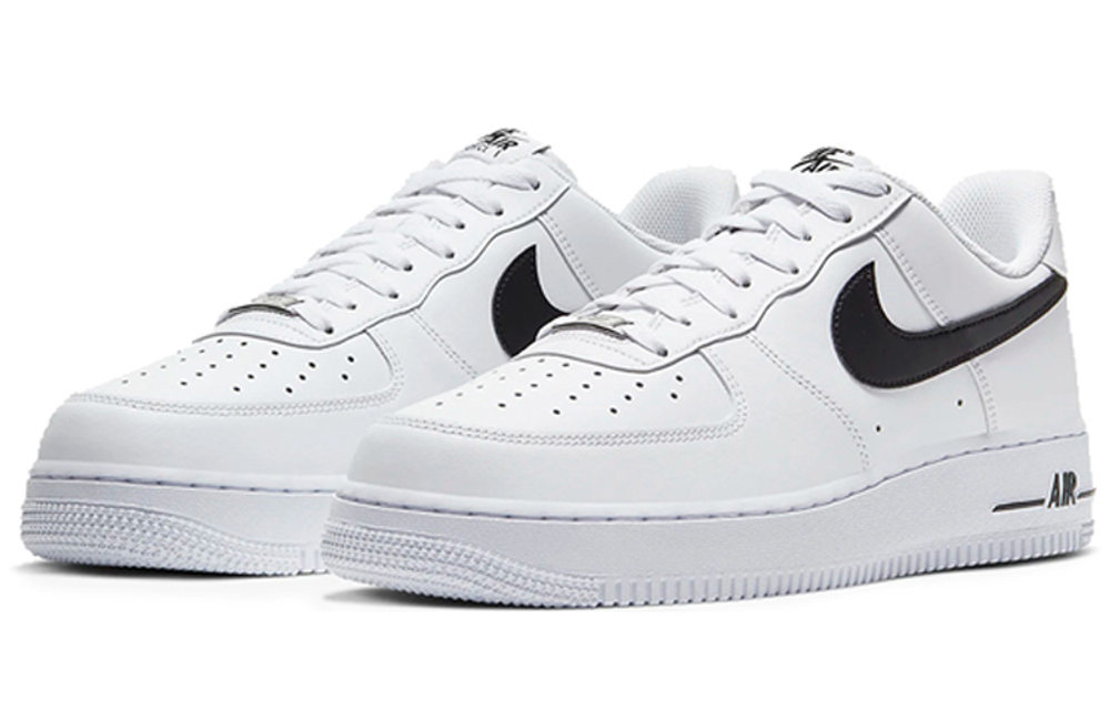 Nike Air Force 1'07 cowhide lightweight wear-resistant non-slip low-top sneakers for men and women the same white