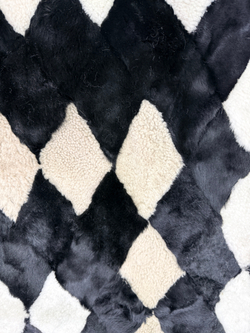 Покрывало меховое ковер из шкуры овчины