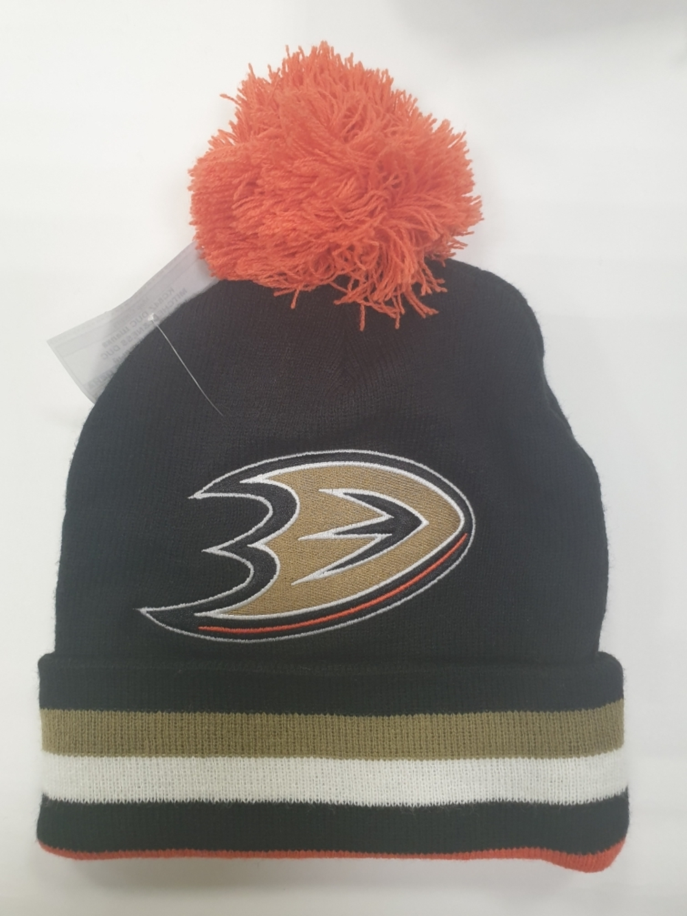 Шапка M&N DUC черный/оранжевый