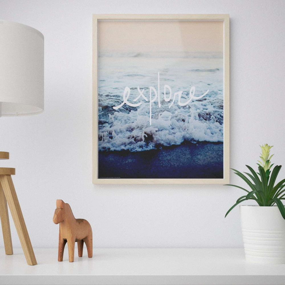 IKEA BILD  (ИКЕА БИЛД)  -  Плакат, Discover, 40x50 см