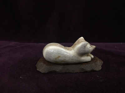 Лисёнок, миниатюра - сувенир, из рога лося