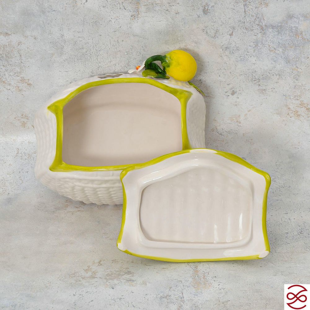 Композиция "Сумка" Orgia Лимоны 25 см