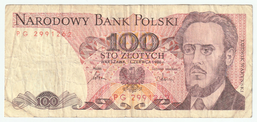 Poland, 100 Zlotys, 1988, F