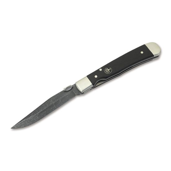 Складной нож Boker модель114716 Trapperliner Grenadill c клинком из стали 4034 Stainless Steel, рукоять дерево / Никель