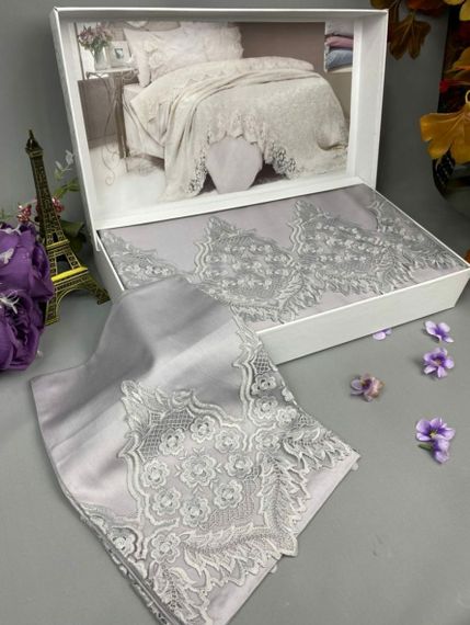 Постельное белье Gelin Home DONNA серый