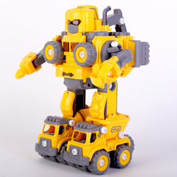 Робот трансформер интерактивный Givito Robotics «Строитель» 7 в 1