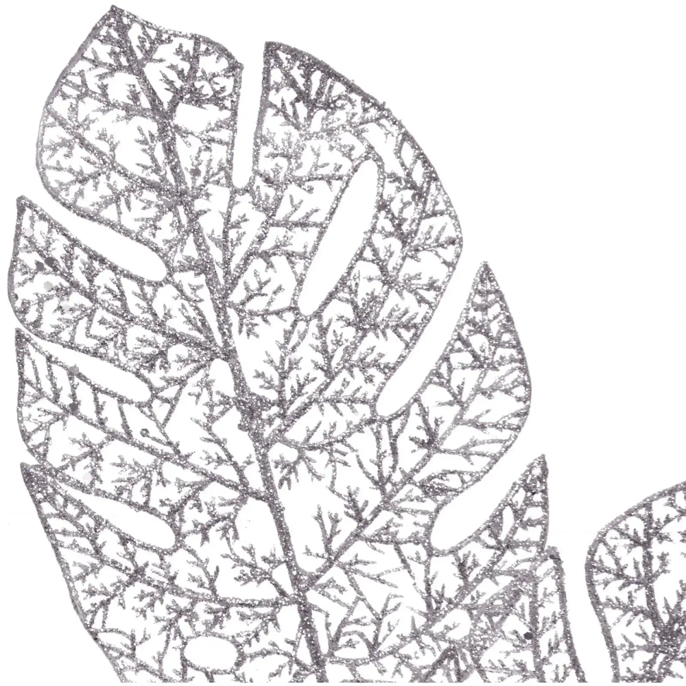 Ветка декоративная «Южная зима» 62 см, Серебро