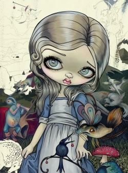Jasmine Becket-Griffith Alice in Wonderland Coloring Book