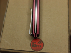 Нож CRKT Stylus - рукоять бургунди алюминий