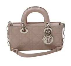 Сумка Dior Lady D-joy, модель маленького формата бледно-розовый
