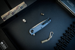 Складной нож Biker Z PGK TacWash Gray G10