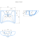 Умывальник хирургический Атлантик  (Rosa)