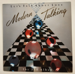 Винтажная виниловая пластинка LP Modern Talking Lets Talk About Love (Germany 1985)