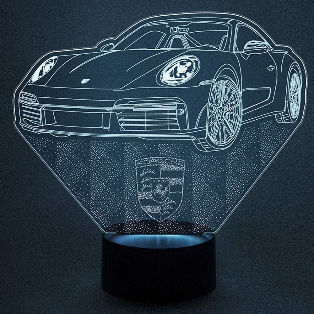 Светильник "Автомобиль - Porsche 911"