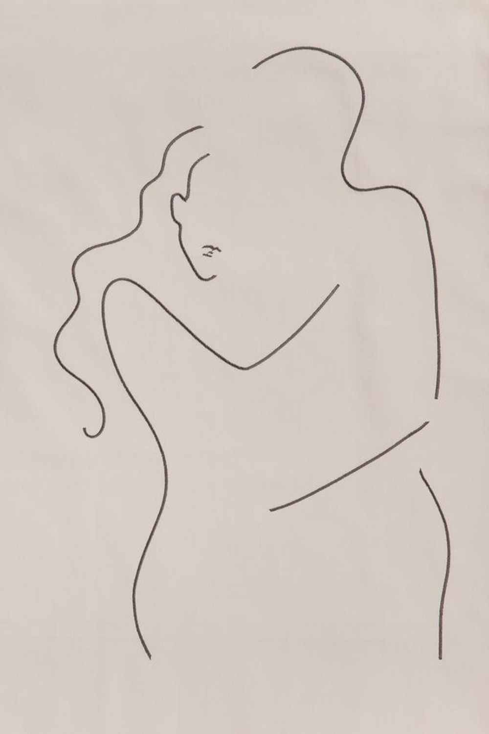 Постельное белье 2 спальное евро Luxberry Etude песочный Португалия фото