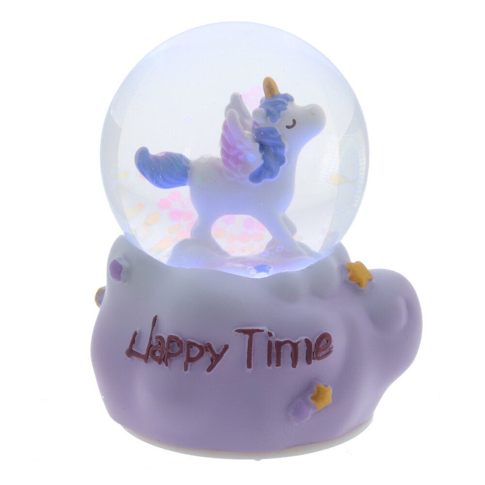 GAEM Фигурка декоративная "Лошадка" в стекл шаре (подсвет, 3xLR41), D4.5 см, L5,5 W5 H7 см, 4в.