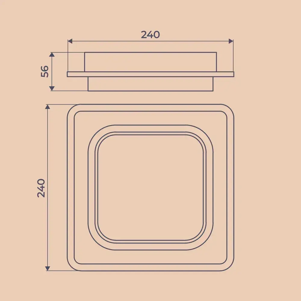 Люстра светодиодная Homsly, 40 Вт, с функцией смены цветовой температуры (3000К, 4000К, 6500К) ACL_015