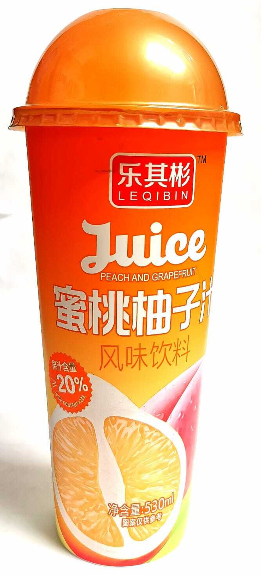 Фруктовый напиток Juice со вкусом персик грейпфрут 530мл