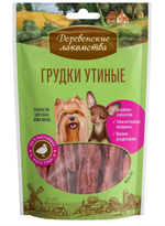 Утиные грудки для собак мини-пород Деревенские лакомства 0,055кг