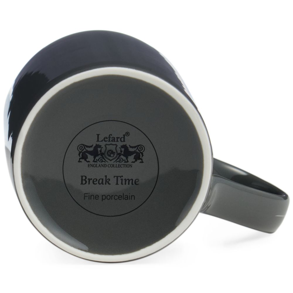 КРУЖКА LEFARD "BREAK TIME" 300 МЛ ТЕМНО-СЕРАЯ (КОР=36ШТ.)