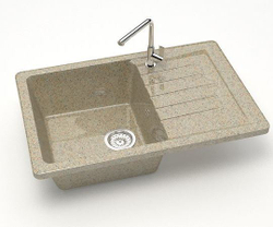 Кухонная мойка BERGG lab Z16 740х490 мм Песочный