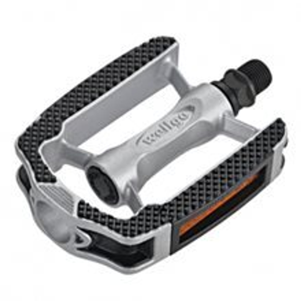 Педали Wellgo мод. C169, MTB, алюминиевые с прорезиненной рамкой, размер: 105 х 80 х 27, вес:3