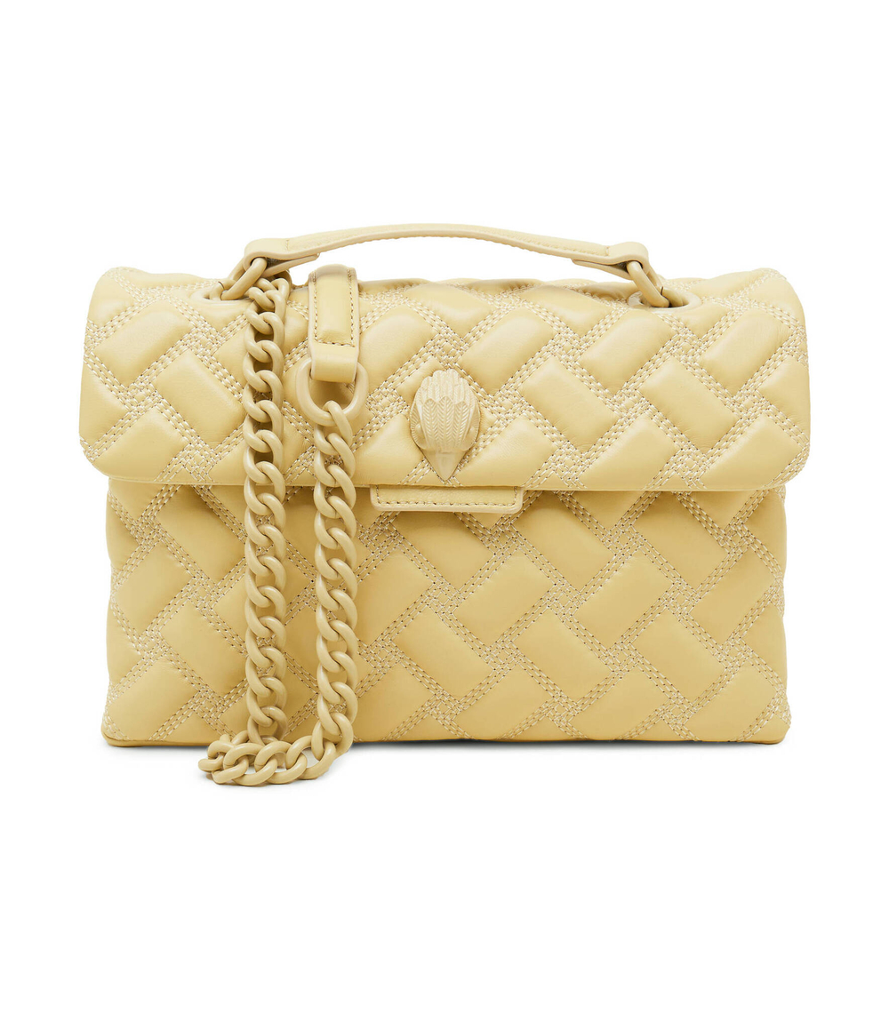 Кожаная сумка через плечо KENSINGTON Kurt Geiger - кремовый(9986942109)