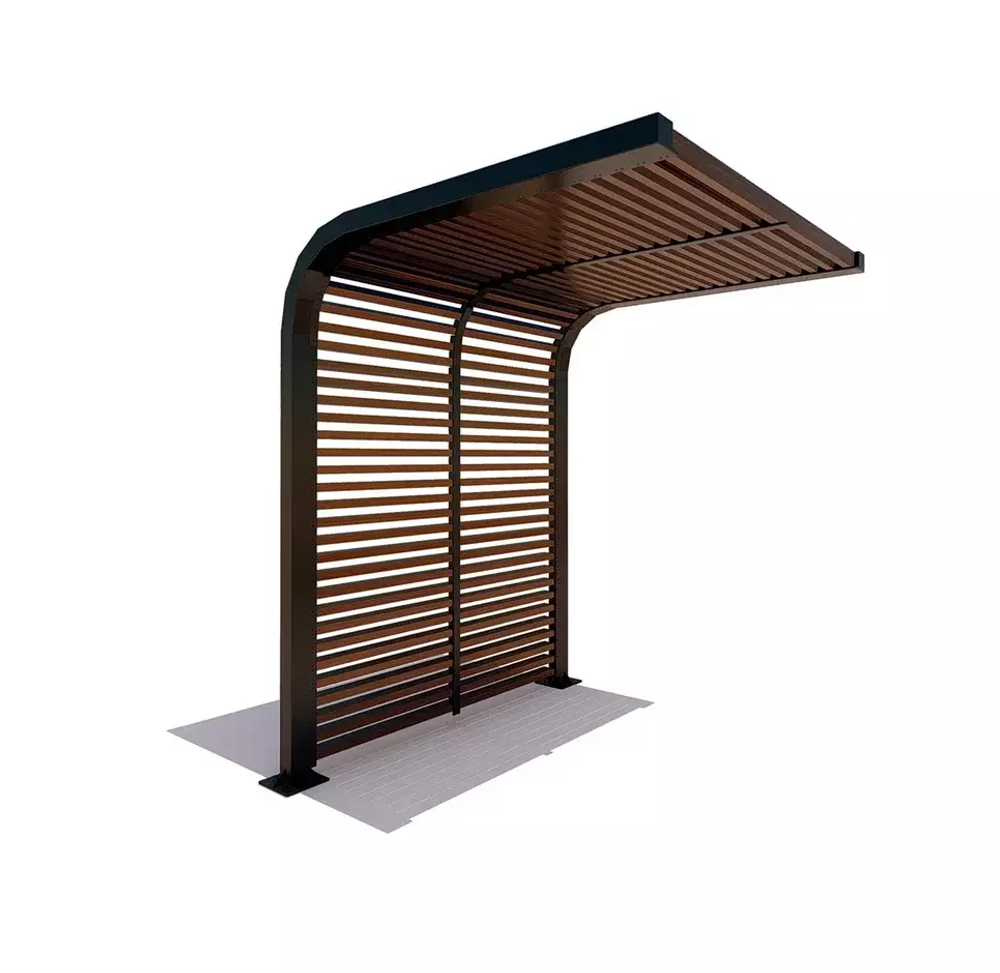 Пергола "Вологда", сосна, махагон