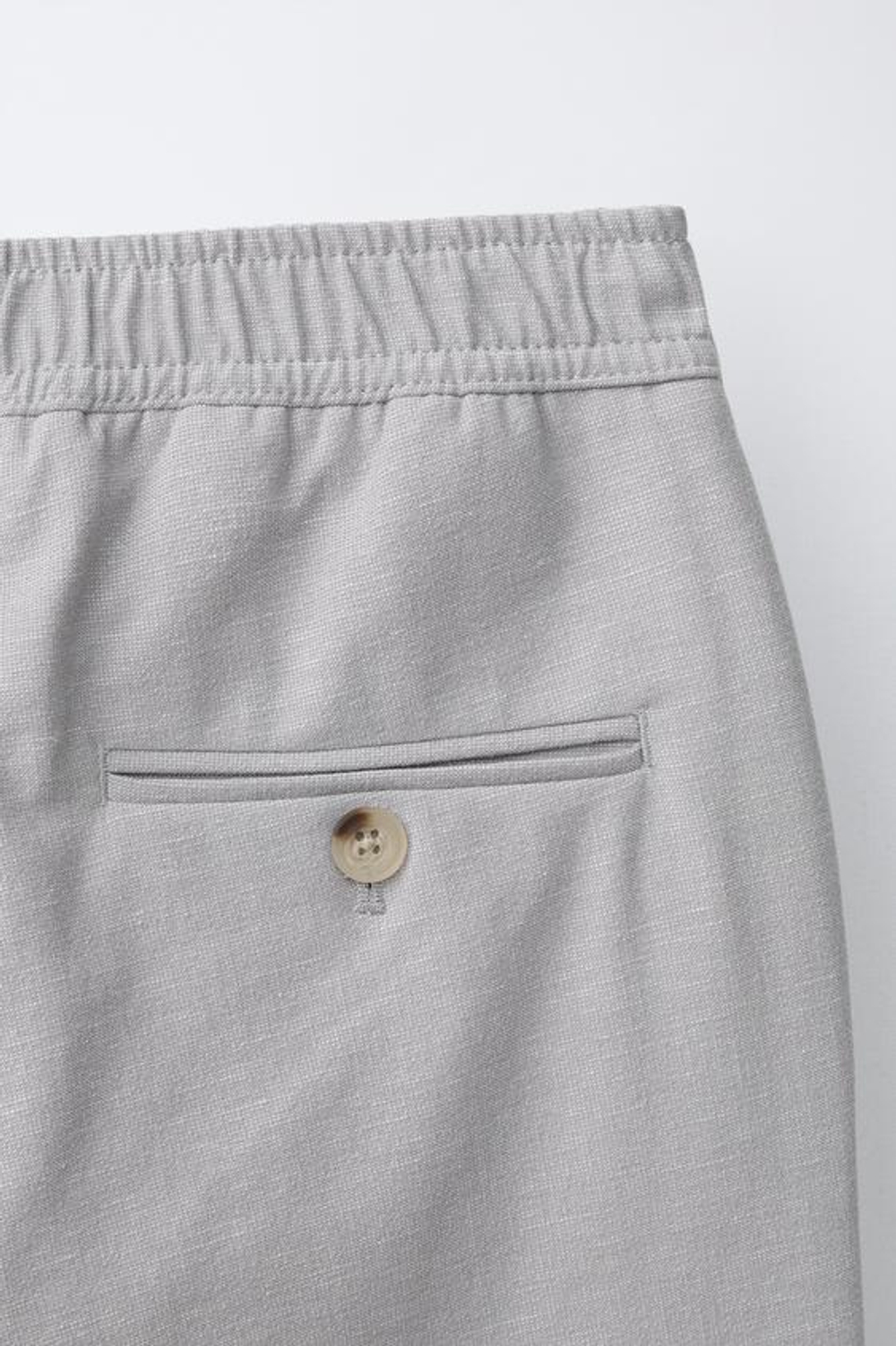 ZARA БРЮКИ RELAXED FIT COMFORT, ЖЕМЧУЖНО-СЕРЫЙ