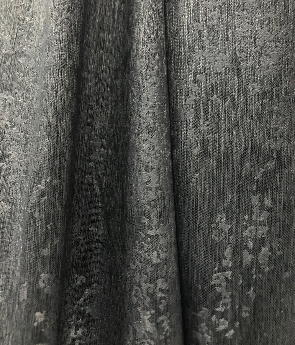 Ткань портьерная Софт мраморный, цвет серый, артикул 327746
