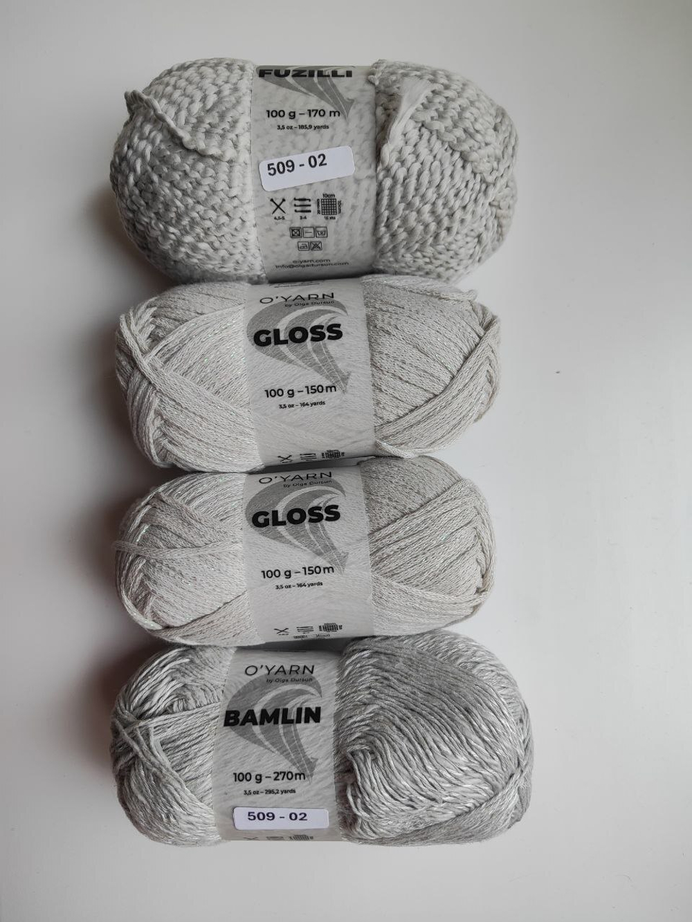 O’YARN ART DESIGN KIT, неполные упаковки