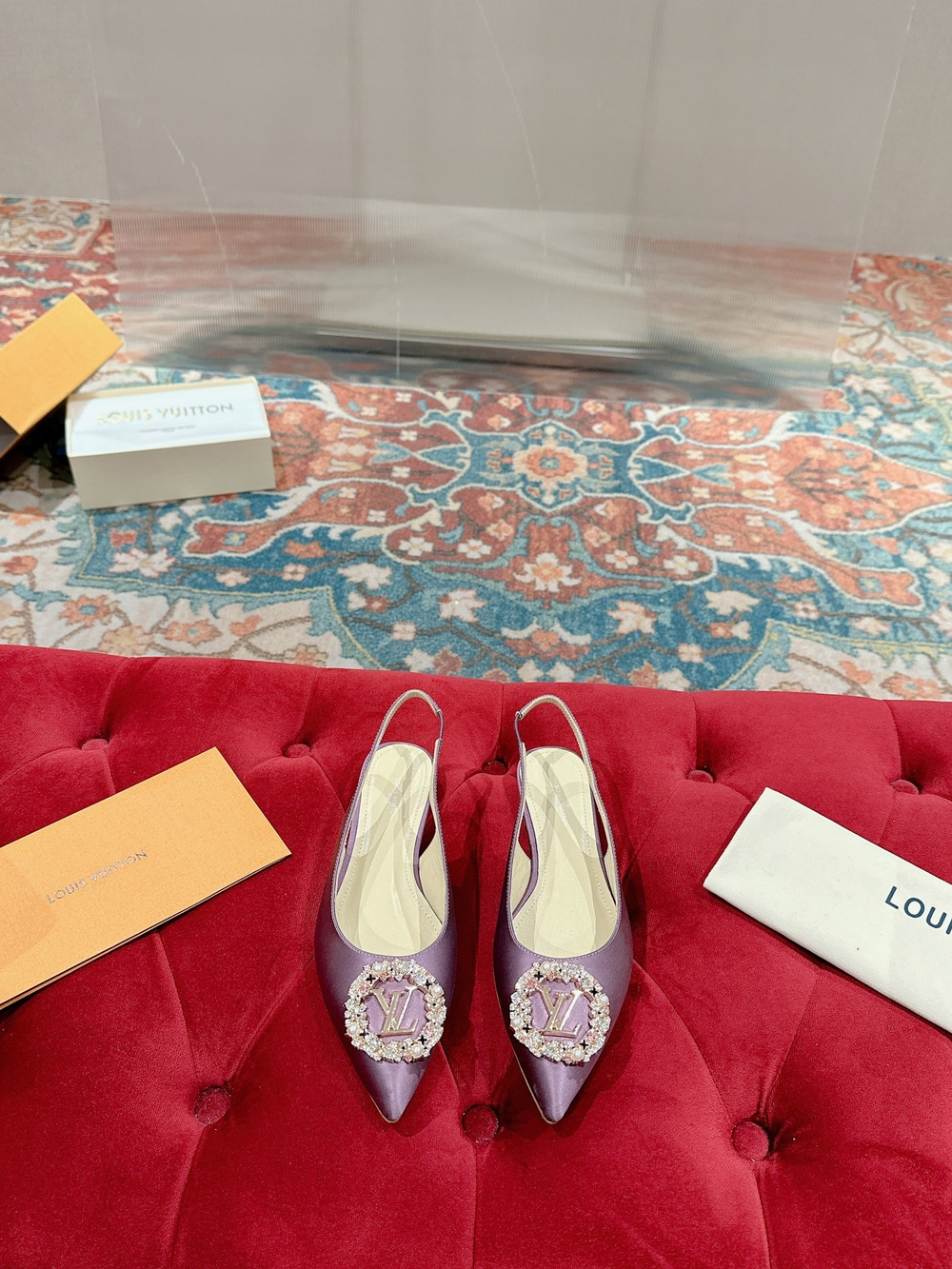 Louis Vuitton Met Slingback Ballerina