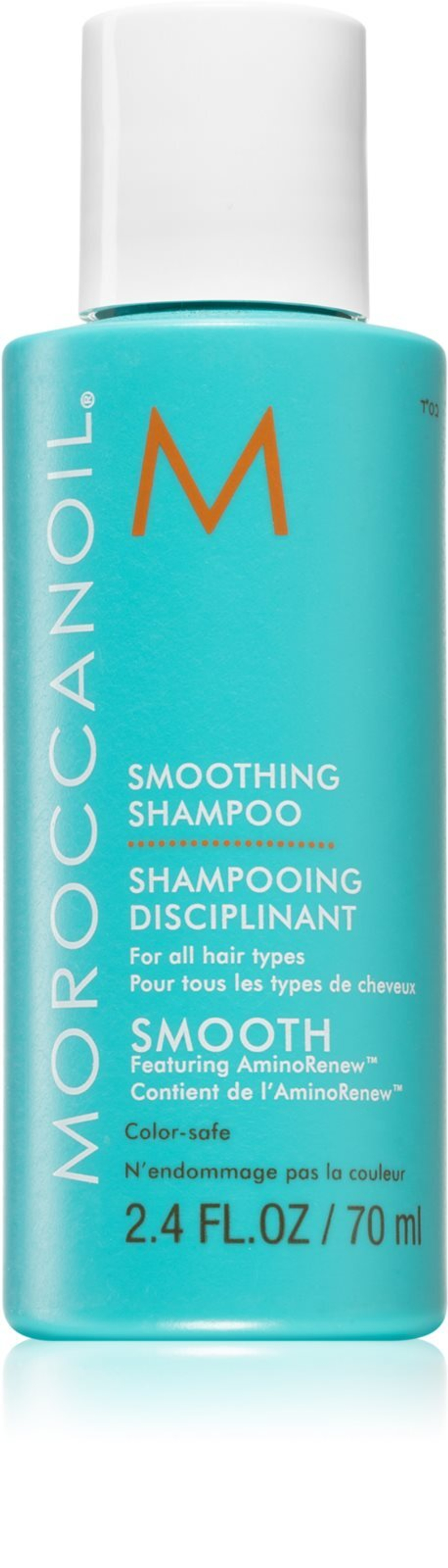 Moroccanoil Smooth - Восстанавливающий шампунь для волос, разглаживающий и питающий невосприимчивые волосы. /   70  ml  / GTIN 7290015629904