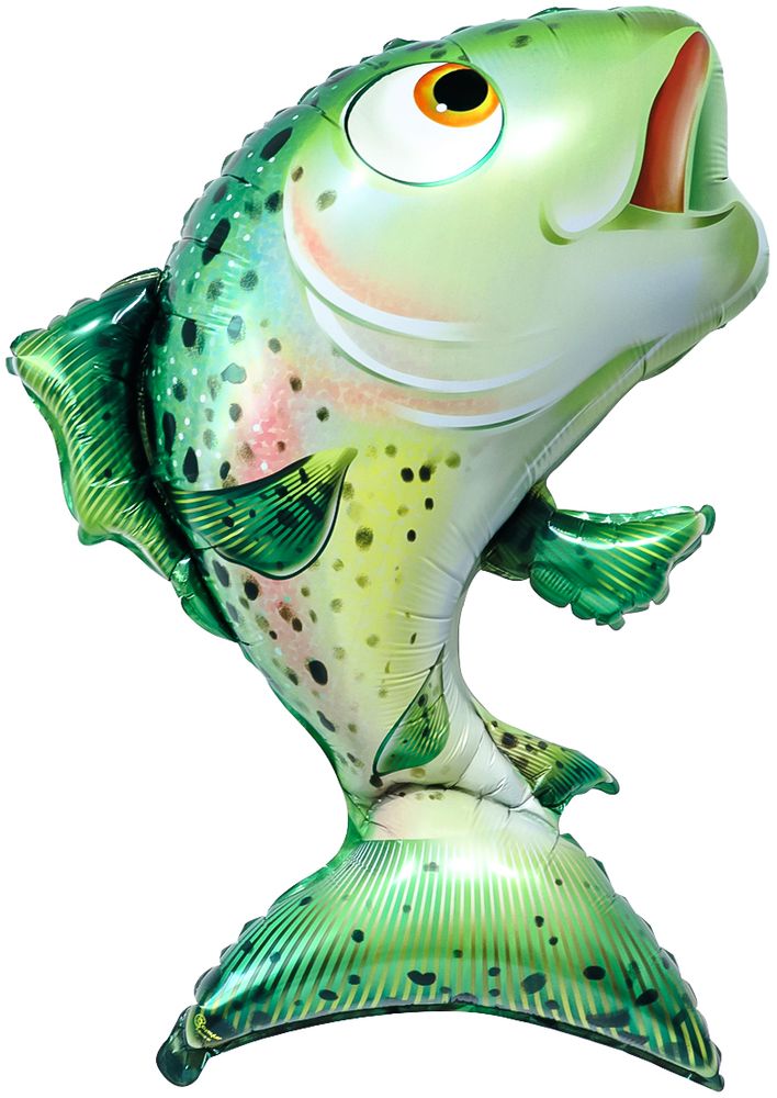 К Шар (35''/89 см) Фигура, Рыба Лосось (БГ-)