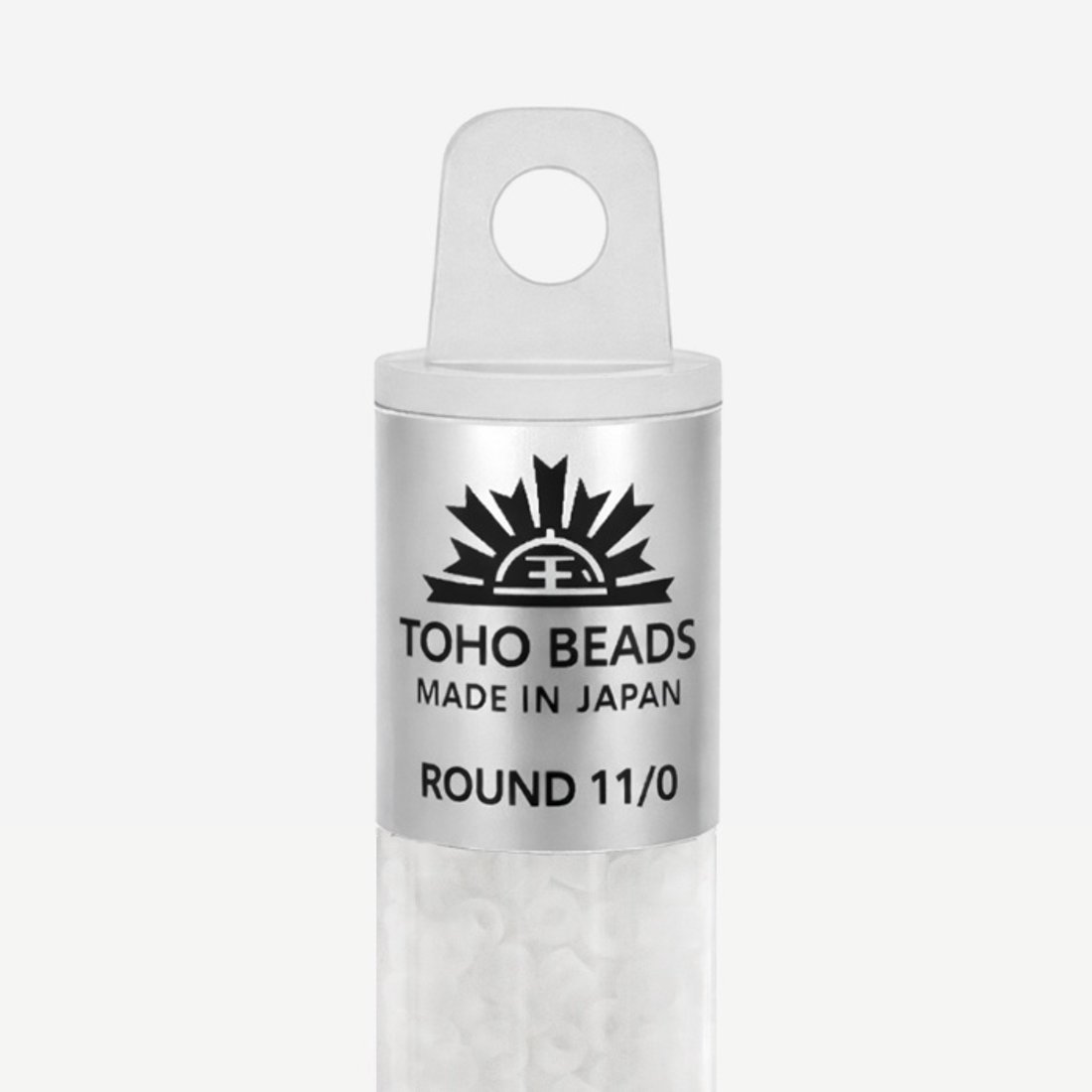 Японский бисер TOHO Round 11/0 (№1F), прозрачный матовый