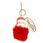 Брелок с карабином «Pom pom- Дед Мороз» микс 6 цветов, 11см