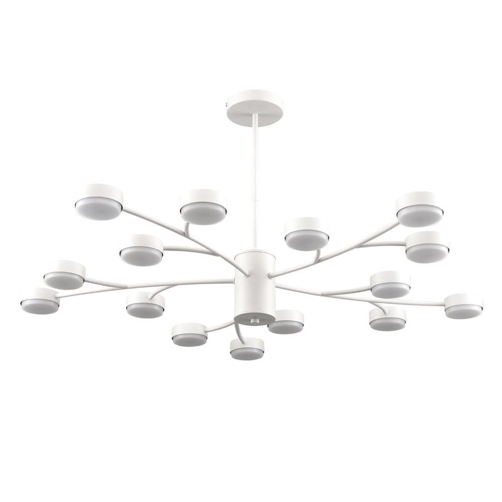 8265/15 COMFI LN26 233 металл/металл белый/белый Люстра GX53 LED 15*7W 220V TORINA