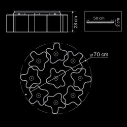 Накладная люстра Lightstar 802090