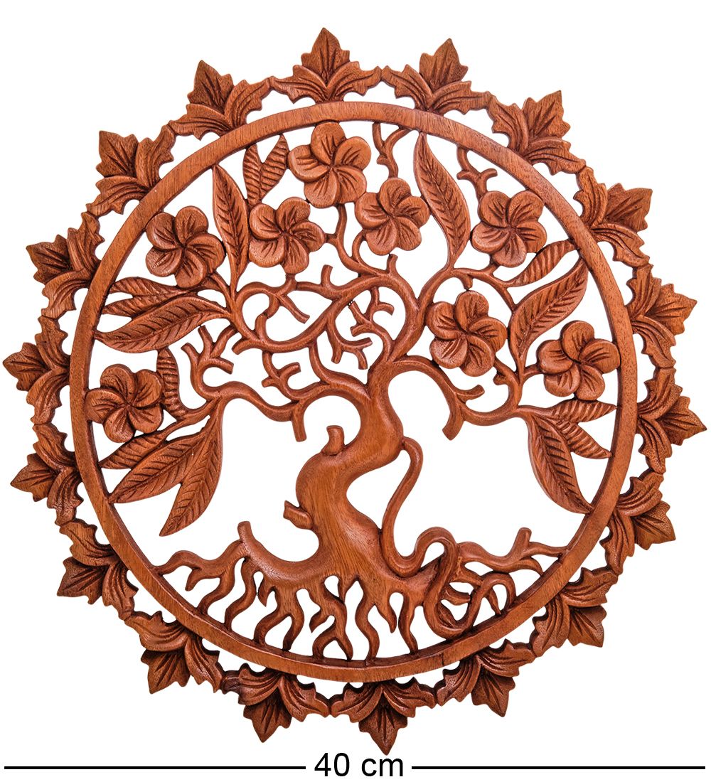 Decor and Gift 17-096 Панно резное «Дерево жизни» (суар, о.Бали)