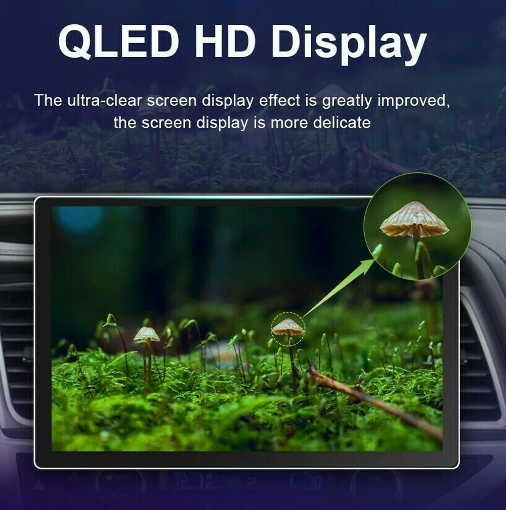 Магнитола Hyundai Elantra 5 MD 2013-2015 рестайлинг (перенос БК вниз) - Carmedia LUX-ELAN13-F1301-S10 монитор 13" 2K QLED на Android 12, CarPlay, 4G SIM-слот