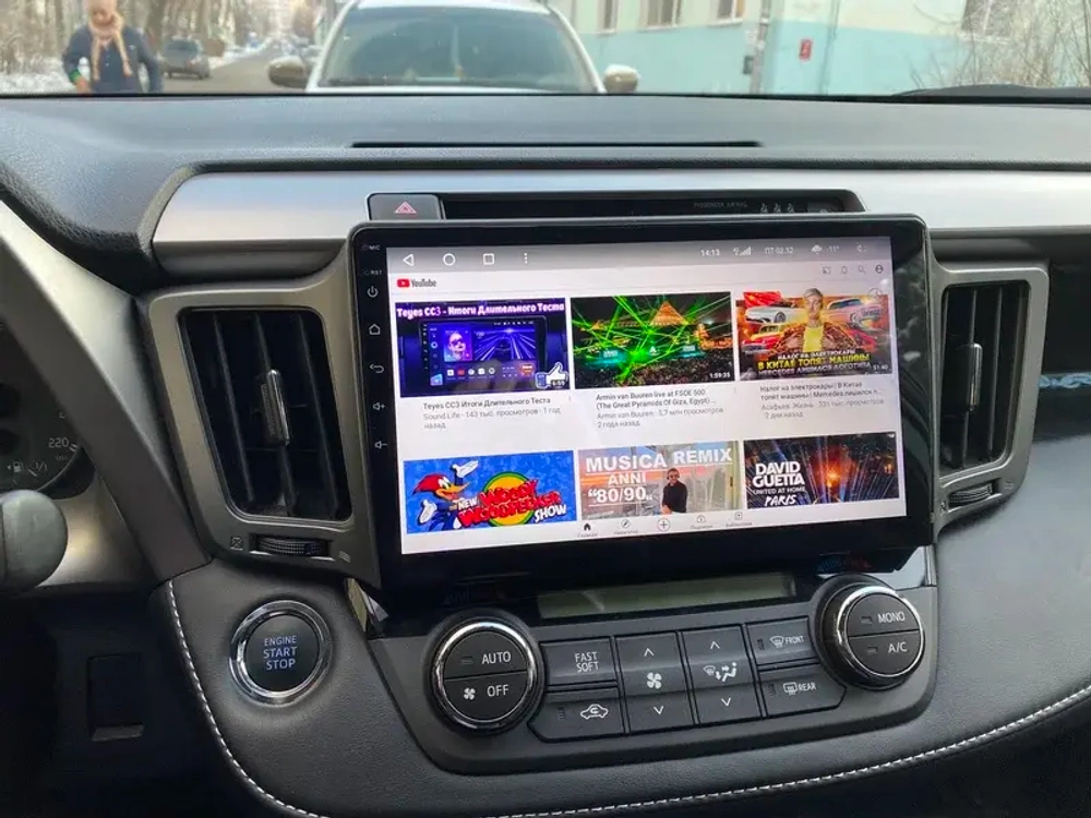 Магнитола для Toyota RAV4 XA40 2012-2019 - Carmedia SF-1610 QLed, Android 12, TS10, CarPlay, 4G SIM-слот