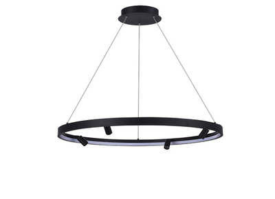 Подвесной светодиодный светильник 40Вт,  3000K,  споты 4х3Вт