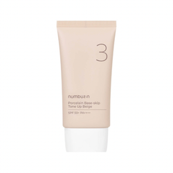 Numbuzin No.3 Porcelain Base-skip Tone Up Beige SPF50+ PA++++ 50ml