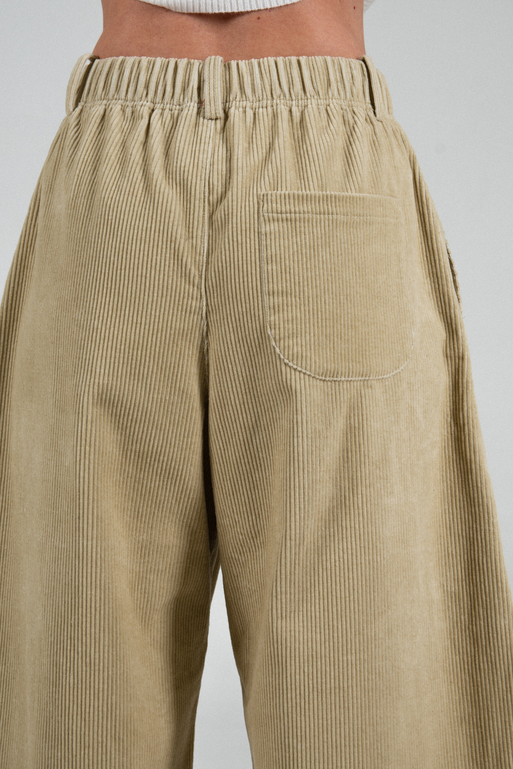 Брюки вельвет о-силуэта